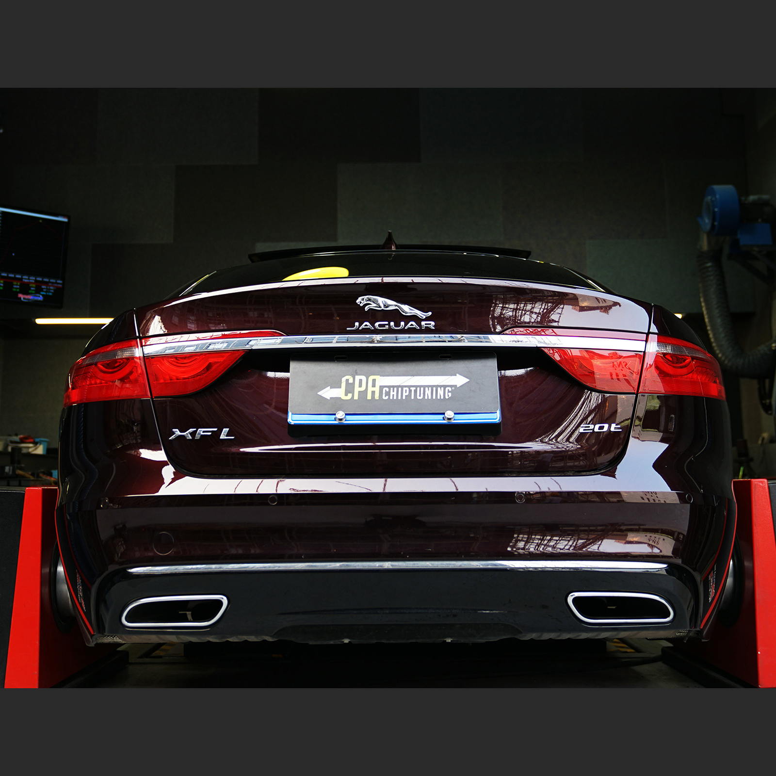 Full potential i Jaguar XF med CPA chiptuning