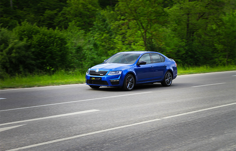 Den nya Skoda RS i körpraktiskt test