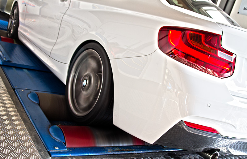 
BMW M235i på dyno