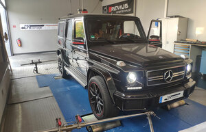 Mercedes G500 i provningen